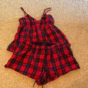 J.Crew Plaid Pajama Set